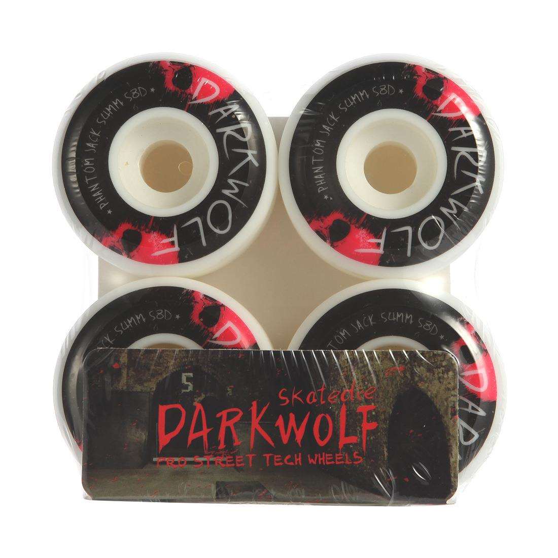 新款Darkwolf滑板58D专业双翘滑板轮四轮滑板轮子