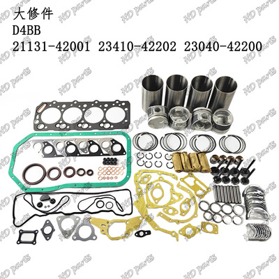 发动机配件现代适用大修件D4BB21131-4200123410-42202