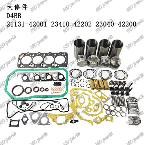 发动机配件现代适用大修件D4BB21131-4200123410-42202