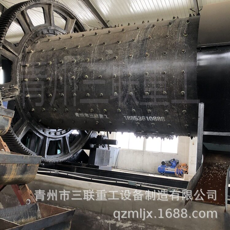 青州三联球磨制沙机对中硬度物料研磨含水量沙粒度可控均匀产量高