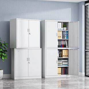 文件柜铁皮柜档案柜财务凭证柜钢制加厚资料柜通分双节办公室