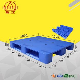 单面1210平板川字托盘珠江牌密封光面卡板易清洗托盘
