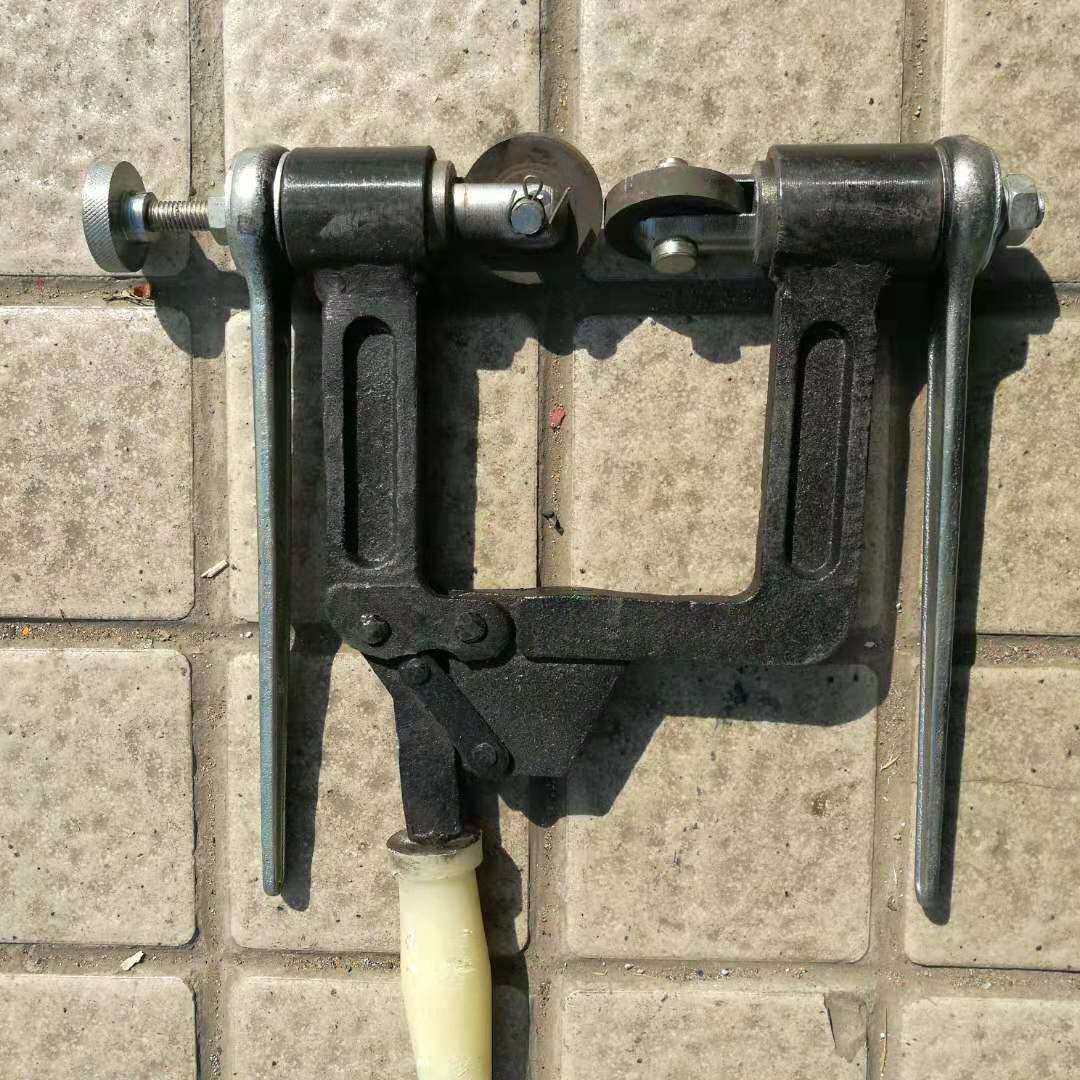 DJQ-II型手动双向倒角器铁路钢轨钻孔修边器操作简单轨道修角