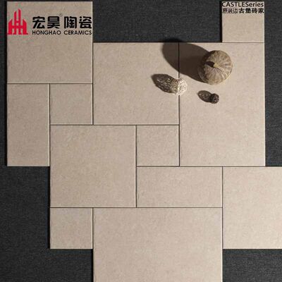 法式风格莱姆石瓷砖莱客厅厨房多规格拼接子母砖别墅庭院防滑地砖