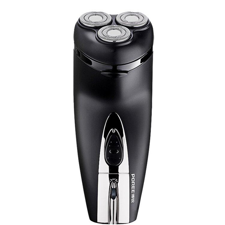 博锐剃须刀电动男士智能全身水洗三刀一体带修剪器充电式刮胡刀