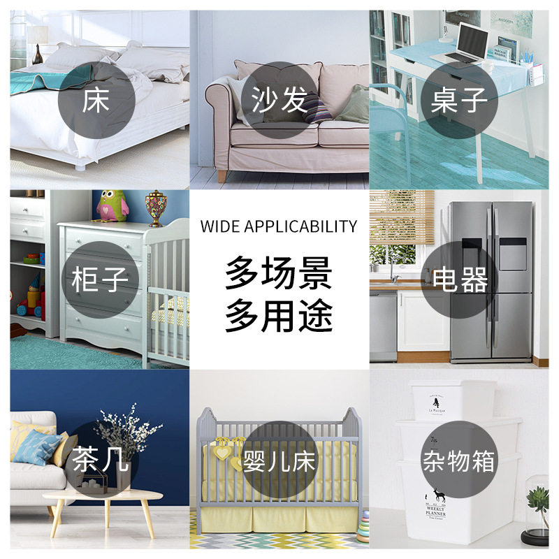 豪华款黑色白色家具增高脚垫床体升高脚床脚茶几电视柜床头柜加高,基础建材,家具脚垫,淘宝优惠券,粉丝福利购,淘宝优惠卷