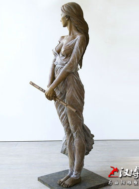 美女雕塑泥塑模型铜雕人物摆件城市景观园林户外广场室内摆放雕塑