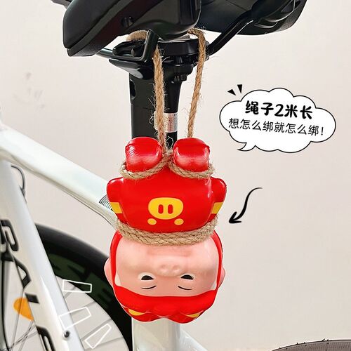 山地自行车装饰小配件可爱卡通高颜值汽车尾部挂件电动车饰品公仔