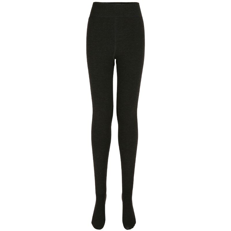 灰色连裤袜女2024新款秋冬季加绒显瘦打底袜外穿配裙子踩脚打底裤