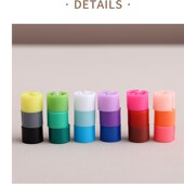 衣架标记扣宿舍挂衣神器区分标签校服防错彩色尺码 扣可定制款