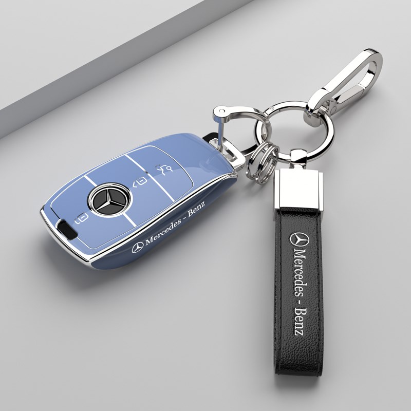 适用奔驰e300l钥匙套2023款glc260男士扣e260l级车内装饰用品大全