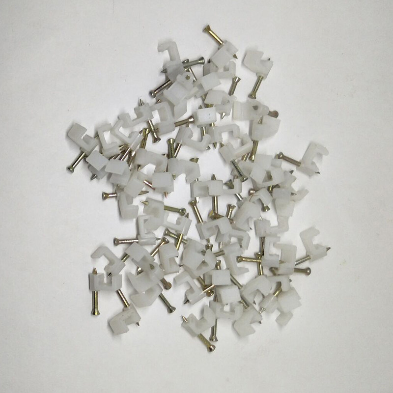 钢钉线卡线卡子电线固定器电话线钉卡扣网线钉子6 10墙钉方型圆型