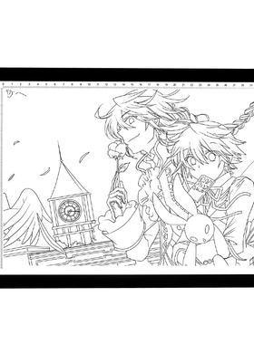 画画神器A4拷贝台LED临摹台透光板绘画画板动漫画工具箱书法素描
