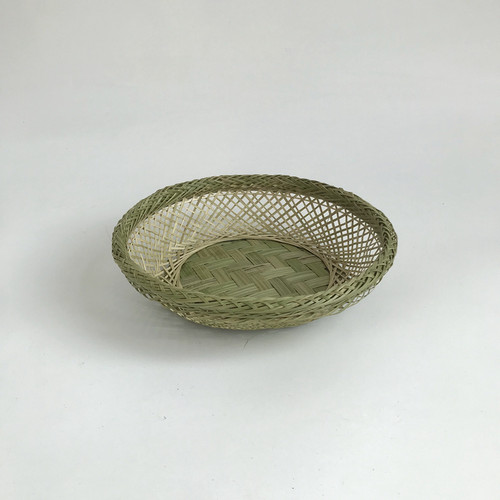 竹编家用水果篮果盘手工竹制品零食馒头馍筐收纳竹筐洗菜篮圆簸箕