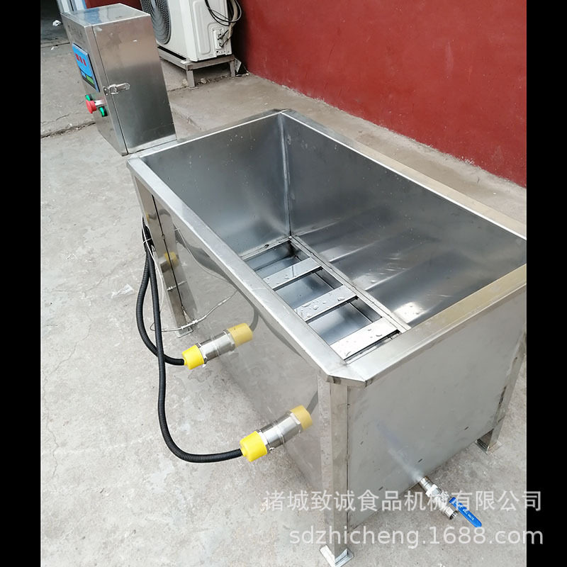山东直销电加热恒温清洗水槽全304不锈钢制作可控温高温加热水槽