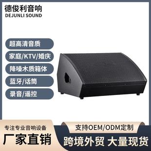 专业舞台返听音响单12寸大型演唱会喷漆音响环绕立体音效