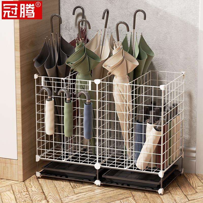 雨伞收纳架家用门口放伞架子放置架入户雨具长伞沥水架伞桶置伞架