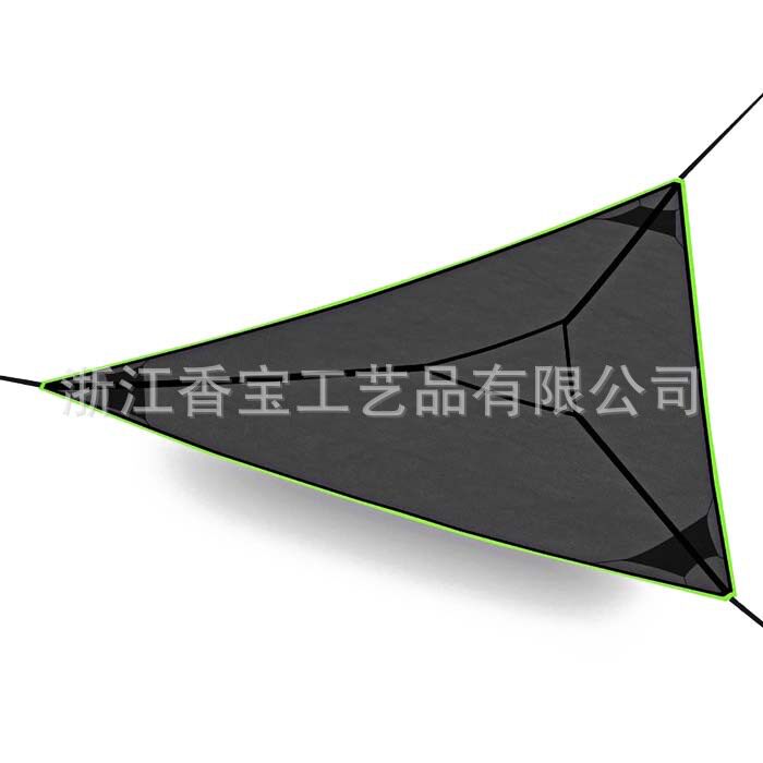户外悬挂吊床成人野外露营空中多人便携折叠三角网状弹力吊床批发