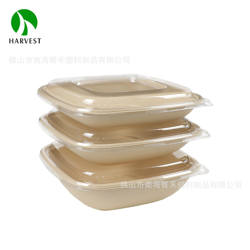 一次性环保竹浆可降解餐盒