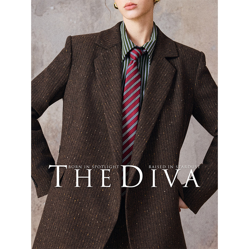 THE DIVA"经典通勤"复古领带斜纹设计,服饰配件/皮带/帽子/围巾,领带,淘宝优惠券,粉丝福利购,淘宝优惠卷