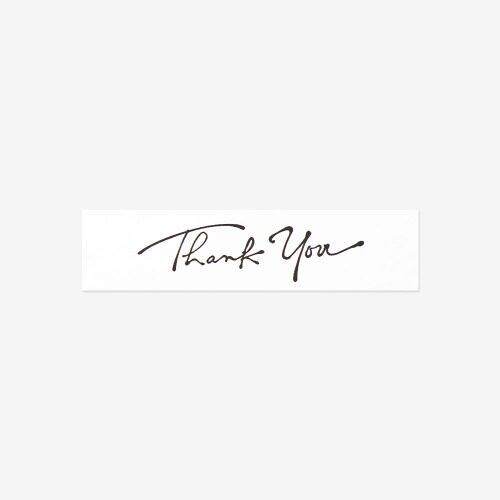 520枚)简约书写thank you封口贴 感谢包装贴纸布丁瓶冰淇淋盒