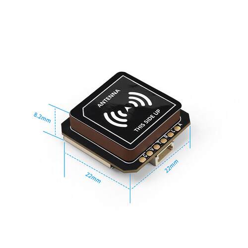 GEPRC格普 GPS u-blox M10系列芯片 重量轻 板载指示灯 内置Flash