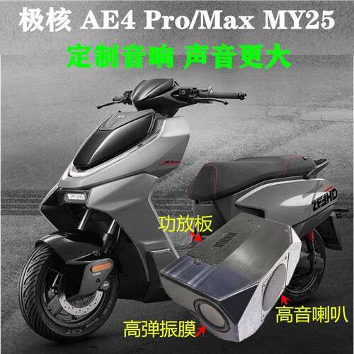 极核音响AE4 Pro/MAX喇叭AE5i 改装配件功放音箱电动车无损直上