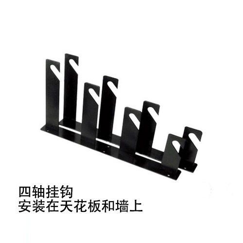手动电动背景架4轴挂钩一对