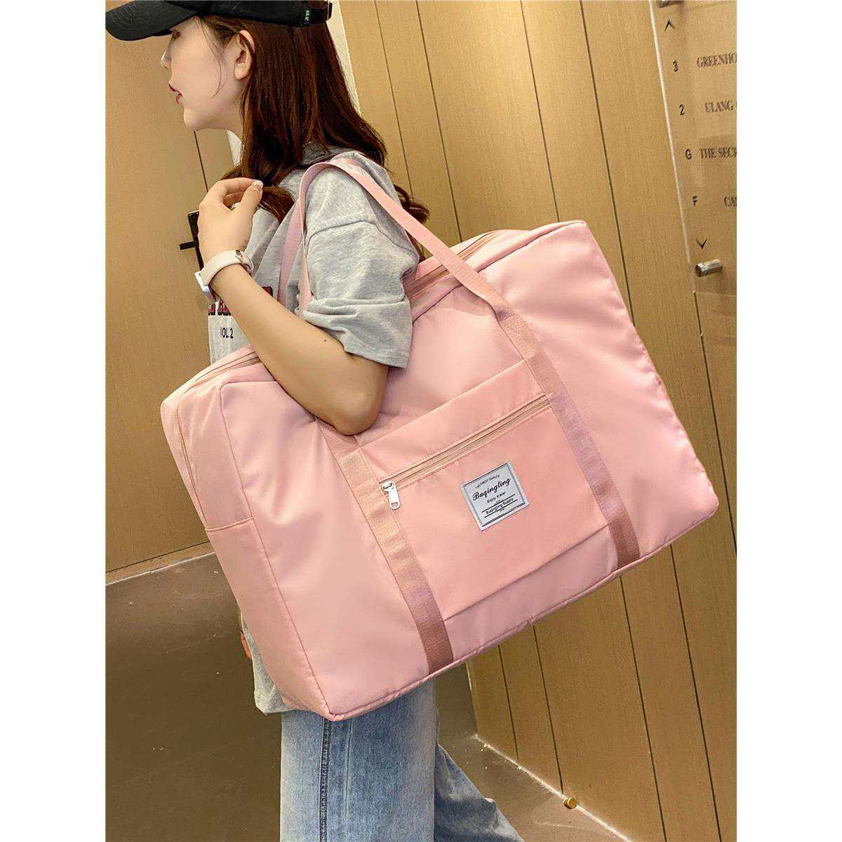 孕妇入院待产收纳包大容量轻便携防水短途旅行包手提衣服行李袋女