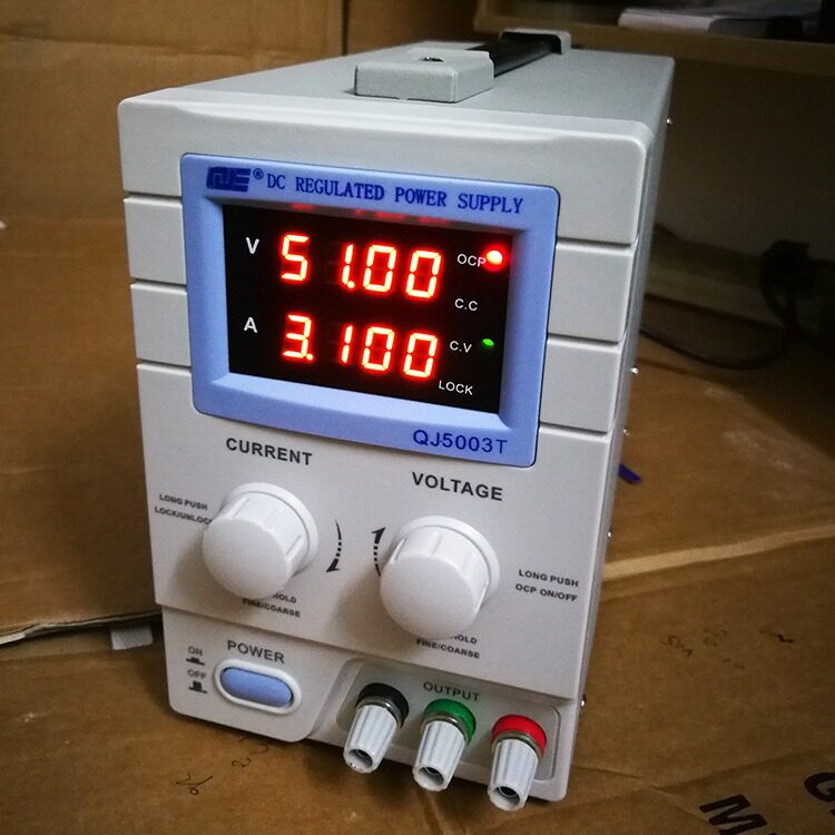 求精QJE直流稳压电源QJ3005T 30V5A可调四位显示线性电源 50V3A