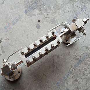 生产H49W-25P锅炉专用玻璃板液位计旋塞式玻璃板式液位计