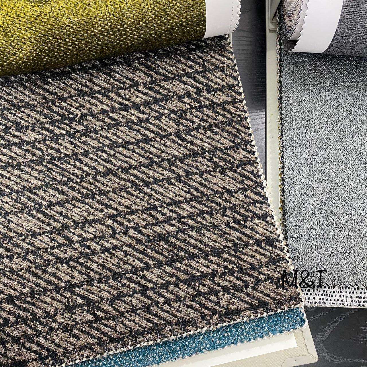 280CM定宽雪尼尔柔软窗帘布横条加厚沙发布料冬天斜纹雪尼抱枕布