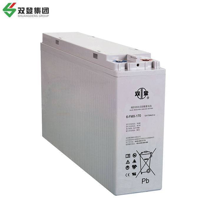 双登狭长蓄电池6-FMX-17012V170AH通信基站变电站电源专用电池