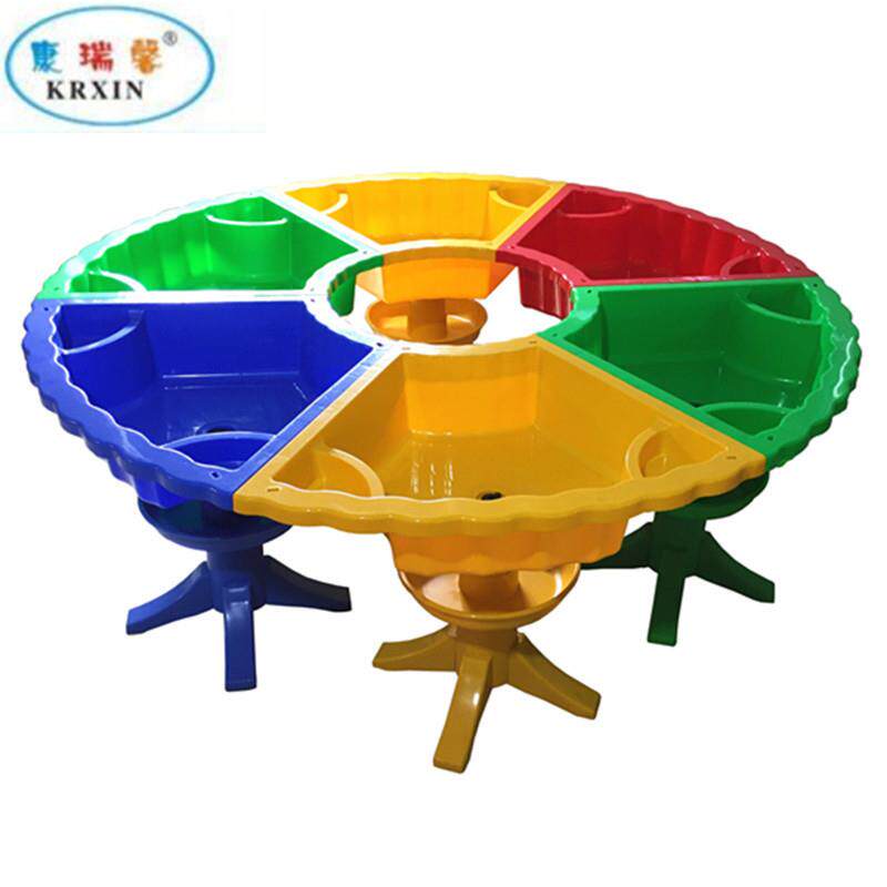 沙盘儿童组合玩沙游戏桌塑料加厚幼儿园室内户外可带盖沙水桌