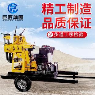 岩心取样钻探机全液压钻井机勘探岩石取芯机轮式液压钻机深孔钻探