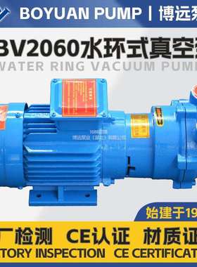 2BV2060水环式真空泵0.81kW铸铁304工业引水液环泵抽气泵现货