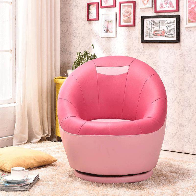 单人懒人沙发创意客厅书房休闲小沙发椅可旋转椅子皮沙发可爱卧室