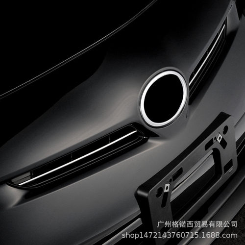 适用PRIUS30后期车标中网改装饰条专用普锐斯30系后期不锈钢饰条