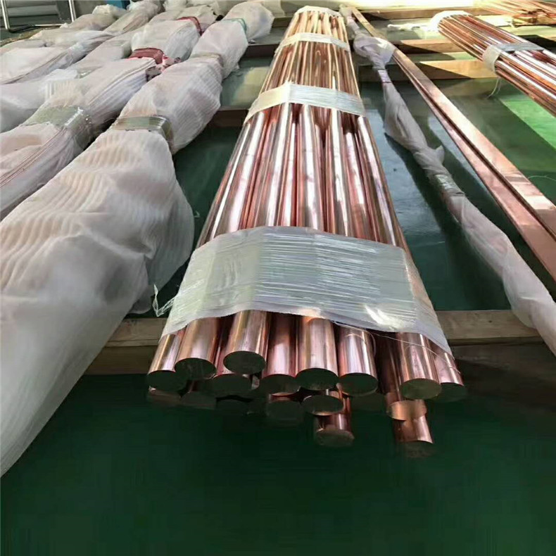 混批导电接地紫铜棒接地工程用25*2500mm接线红铜实心棒