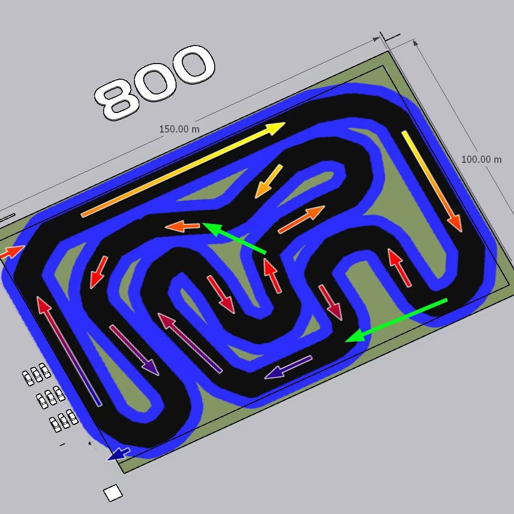 赛道遥控卡丁车新款四驱赛车派对赛道批发