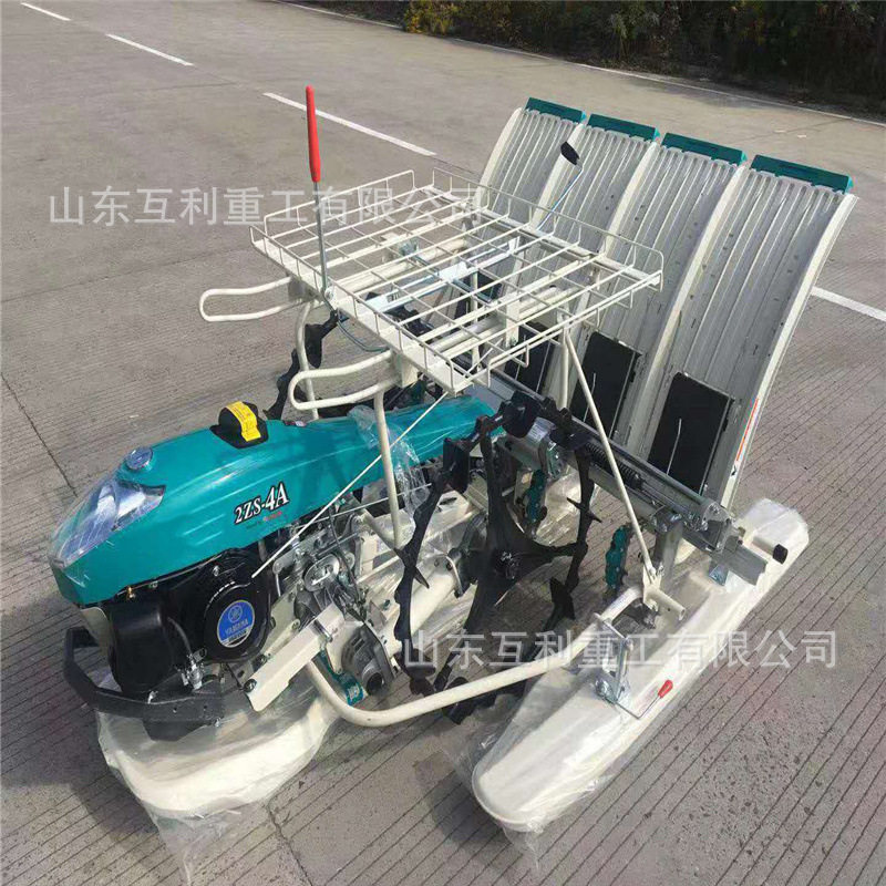 水田四行手扶小型水稻插秧机