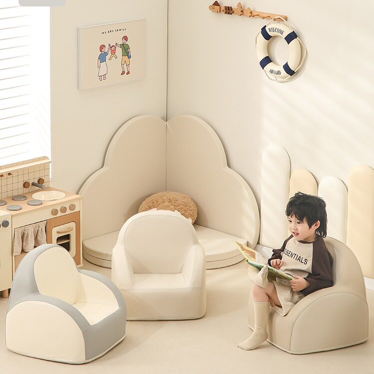 幼儿园可爱轻奢简约儿童小沙发