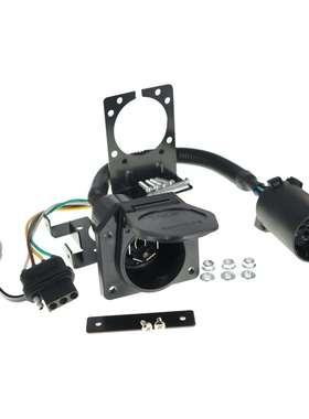 美式4针+7针拖车线束配原车拖车7针接头总长36inch55664