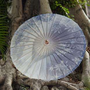 油纸伞纯手工传统防雨防晒演出伞道具古风桐油雨伞茉莉情怀舞蹈伞