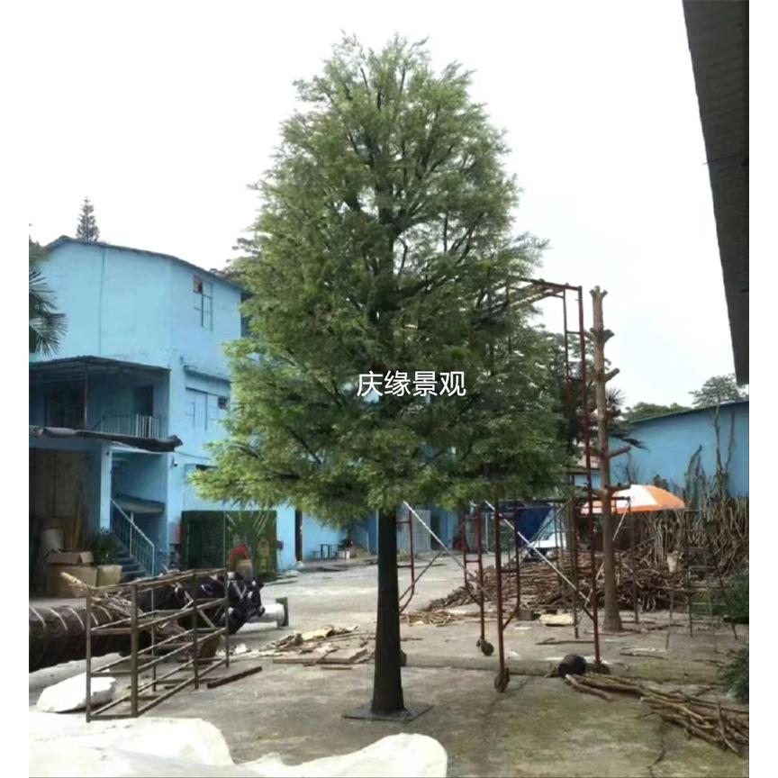 仿真杉树松树雪松假树玻璃钢大型街道造景公园工程广场小区景观树