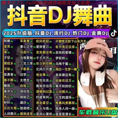 2025新款网红魔术道具汽车载u盘歌曲2025新款抖音热门劲爆DJ中文