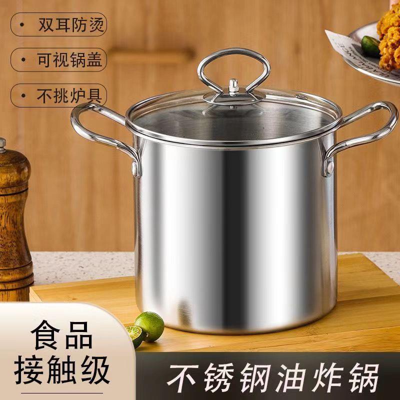 炸蛋商用模具网红锅不锈钢油炸锅过滤网家用迷你小型摆摊