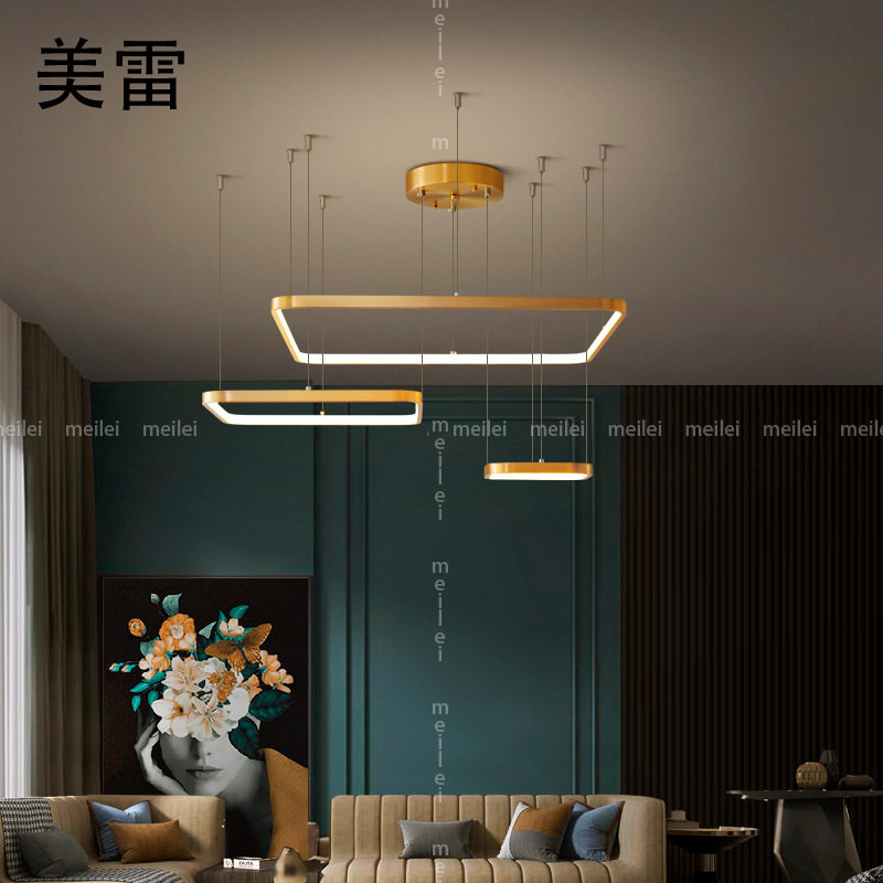 全铜北欧餐厅吊灯创意个性现代简约餐桌吧台吊灯LED新款魔豆灯具