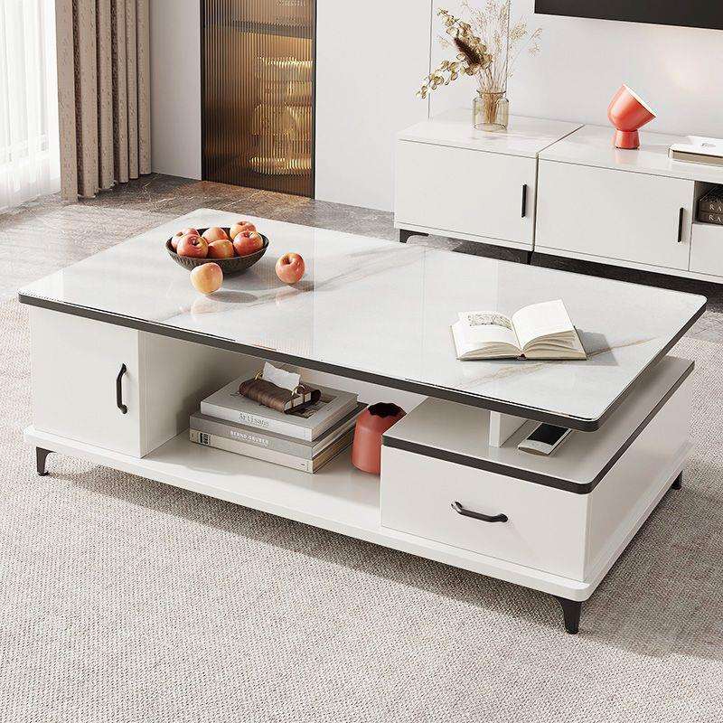 茶几家用客厅电视柜轻奢简约现代小户型茶台欧式钢化玻璃桌子