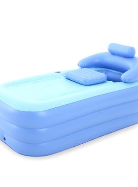 盈泰充气浴缸成人家用可折叠泡澡缸儿童洗澡不冷神器沐浴桶